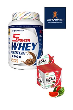 5Power Whey Protein Tozu 32 Servis Kurabiye - BCAA 20 Saşe Karpuz