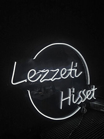 En Güzel Günde Lezzeti Hisset Işıklı Neon Led Duvar Dekarasyon 45*65 cm