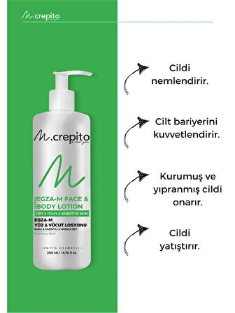  Egzamalı Ciltler Için Postbiyotikli Yüz & Vücut Bakım Seti