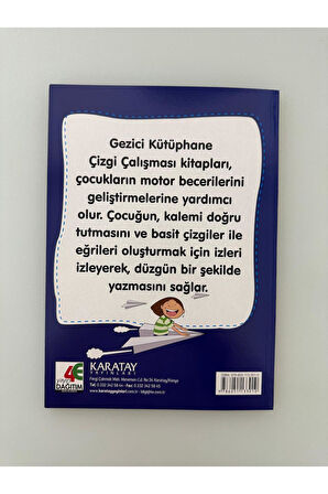 Boyamalı Çizgi Çalışması Defteri