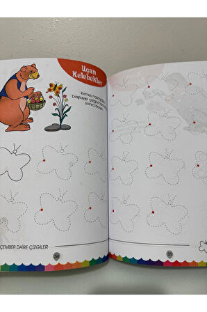 Boyamalı Çizgi Çalışması Defteri