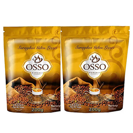 Osso Osmanlı Kahvesi 200 Gr 8 Karışımlı 2'Li Set