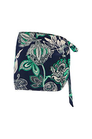 Kadın Renkli Baskılı Viskon Pareo