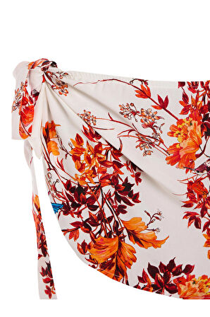 Kadın Renkli Baskılı Viskon Pareo