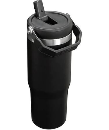 Stanley The Iceflow Flip Straw Pipetli Termos Bardak 0,89 Lt Siyah