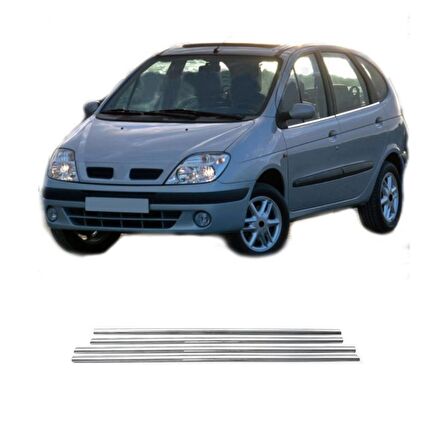 Renault Scenic 1 Krom Cam Çıtası (4Parça) 1996-2003 Arası P.Çelik