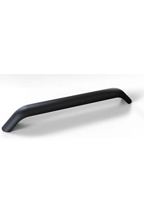 Eko Kumru Alüminyum Metal Lüks Modern Mobilya Çekmece Mutfak Dolabı Kulpu Siyah 224mm (10 Adet)
