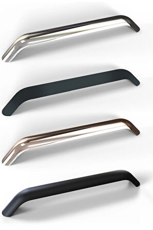 Eko Kumru Alüminyum Metal Lüks Modern Mobilya Çekmece Mutfak Dolabı Kulpu 224mm