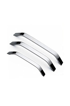 Eko Şahin Alüminyum Metal Lüks Modern Mobilya Çekmece Mutfak Dolabı Kulpu Krom 128mm
