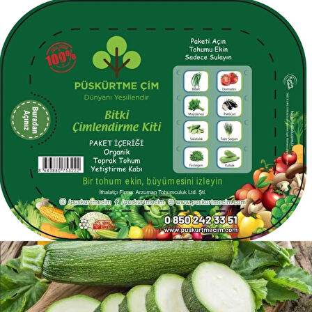 PÜSKÜRTME ÇİM KABAK SEBZE KİTİ