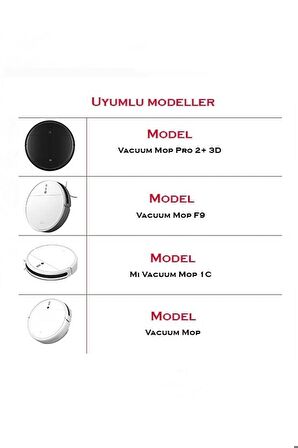 Xiaomi Mi Robot Vacuum Mop Pro 2 3 Uyumluglobalversiyon(STYTJ02ZHM) Set