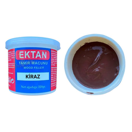 Ektan Masif ve Ahşap Tamir Macunu KİRAZ 220 gr. - 1 Adet