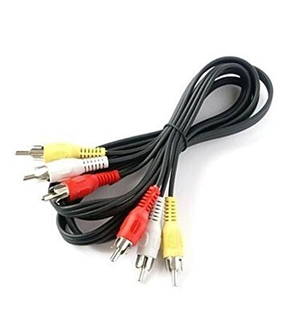 3 RCA 3RCA görüntü ve ses kablosu