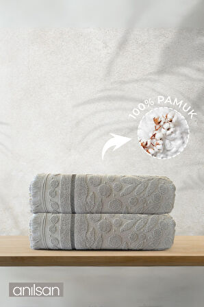 2'li Ela Banyo Havlusu - 70x140 Cm, 570gr, %100 pamuk, Spa Ve Otel Havlusu, Günlük Kullanıma Uygun