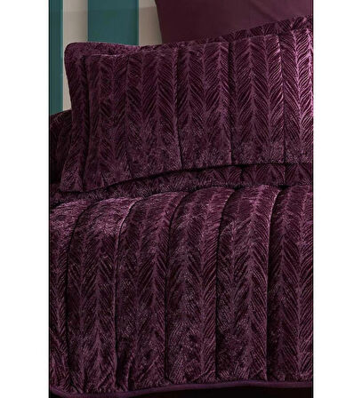 Yeni Nesil Uykuseti 6 Parça Velvet Mürdüm 230x220