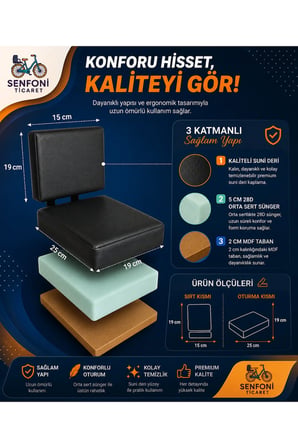 RKS Elektrikli Bisiklet Koltuk, Bisiklet Koltuk, Elektrikli Bisiklet Sele, Bisiklet Arka Koltuk