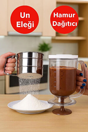 Un Eleği & Hamur Dağıtıcı, Profesyonel Pastacılar İçin İdeal İkili