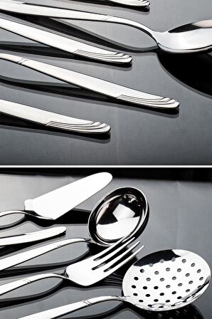 Nehir Lizbon Sade 6 Parça Servis Takımı