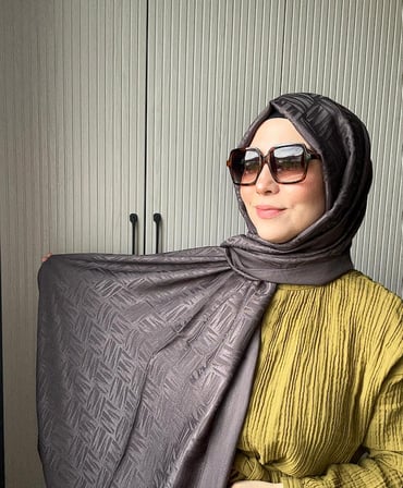 Noura Scarf Elisa Şal Antrasit