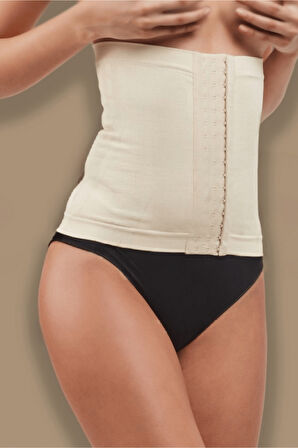 Elite Life Kadın 3D Dikişsiz Askısız Agraflı Bel Korse