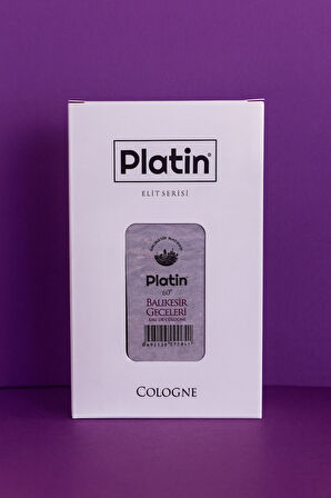 Platin  60° Balıkesir Geceleri Elit Serisi Kolonyası