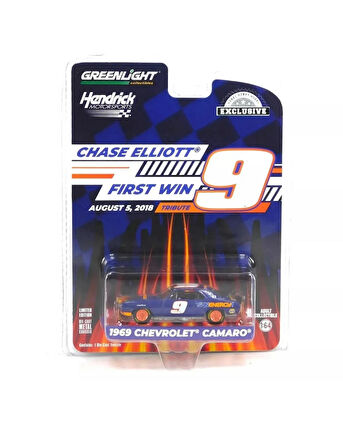Greenlight  1:64 Chase Elliott “First Win Tribute” – 1969 Chevrolet Camaro (Limited Edition) 