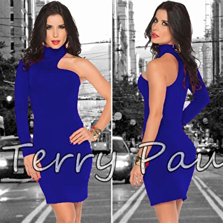 Elo  TP101061 Asimetrik Mini Elbise