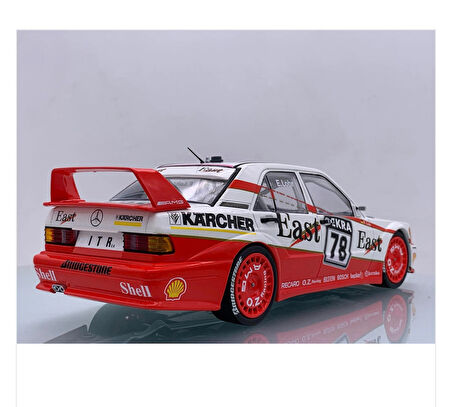 Minichamps Mercedes 190E 2.5-16 EVO II DTM – East #78 – Ellen Lohr (1992) Tek Kadın Pilot