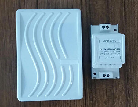 12 volt trafo hediyeli ding dong kapı zili