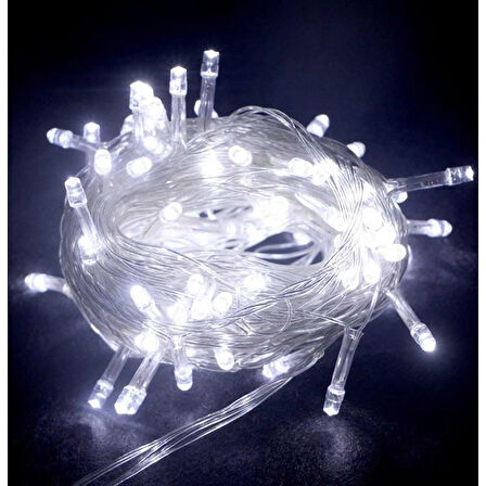 10 metre beyaz, yılbaşı led şerit