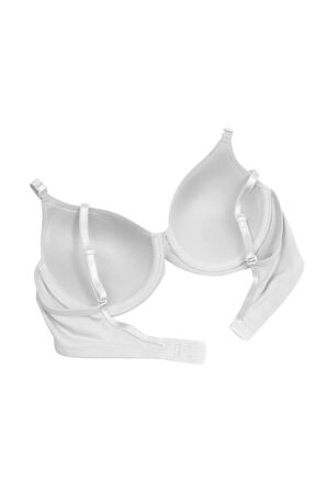 9405 Fanetta Kadın Soft Kaplı Desteksiz Sütyen Ekru