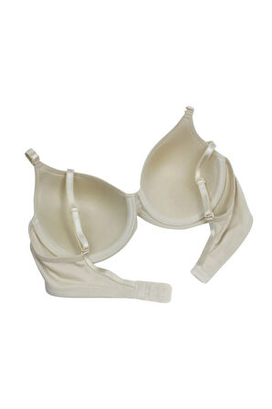 Kadın Soft Kaplı Desteksiz Sütyen Ten