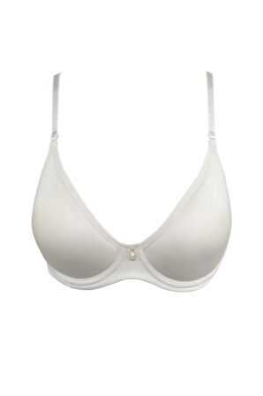 9405 Fanetta Kadın Soft Kaplı Desteksiz Sütyen Ekru