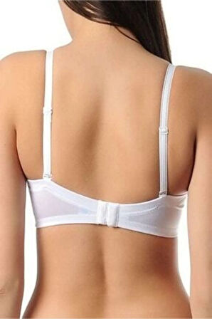 Kadın Beyaz Straplez Toparlayıcı Minimizer Sütyen 1680