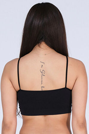 Seamless Ince Askılı Sporcu Sütyen 4003 Ten