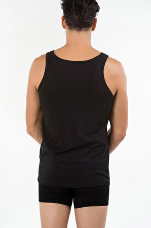 Erkek Beyaz Scott Pamuklu Modal Likralı Atlet 2 Li