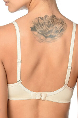 2150 Micro Kaplı Desteksiz Sütyen Ten