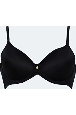 Siyah Fanetta Soft Micro Battal Sütyen