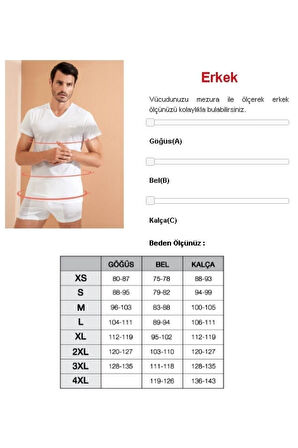 Erkek Pamuk Adrian Boxer 4'lü Paket