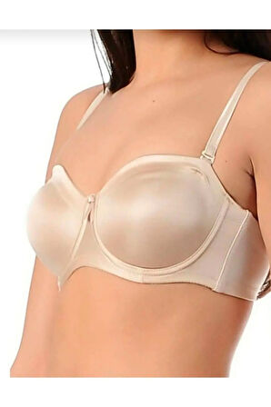 1680 Straplez Toparlayıcı Sütyen - Ten