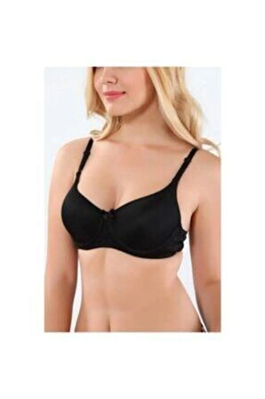 Kadın Siyah Balenli Toparlayıcı Basic Sütyen 1950