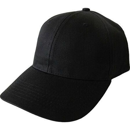 Eleven Erkek Düz Siyah Kasket