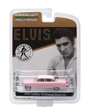Greenlight Hollywood Elvis Presley 1955 Cadillac Fleetwood Series 60 Diecast Model 1:64