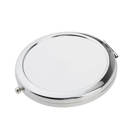 Promosyon Yuvarlak Cep Aynası Gümüş Renk