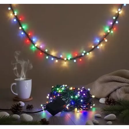 LED Damla Uçlu RGB Dekoratif Işık 10 Metre 100