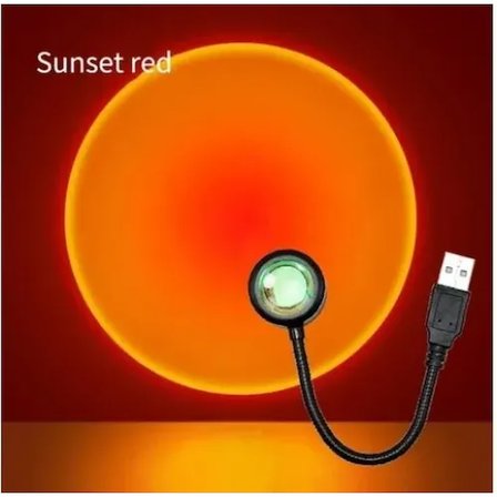 Taşınabilir USB Sunset Gün Batımı Ambiyans Işığı Lamba