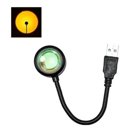 Taşınabilir USB Sunset Gün Batımı Ambiyans Işığı Lamba