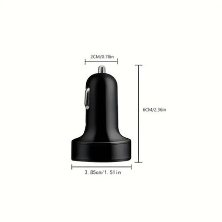 6 Portlu Hızlı Araç Şarj Cihazı – 4 USB + 2 Type-C Çıkışlı Dijital Göstergeli Oto Şarjı