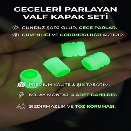 FOSFORLU GECE PARLAYAN SİBOP KAPAĞI