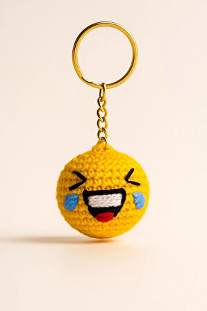 Amigurumi Emoji Anahtarlık 1 adet